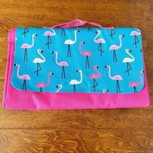 FLAMINGO Pink Waterproof Picnic Blanket